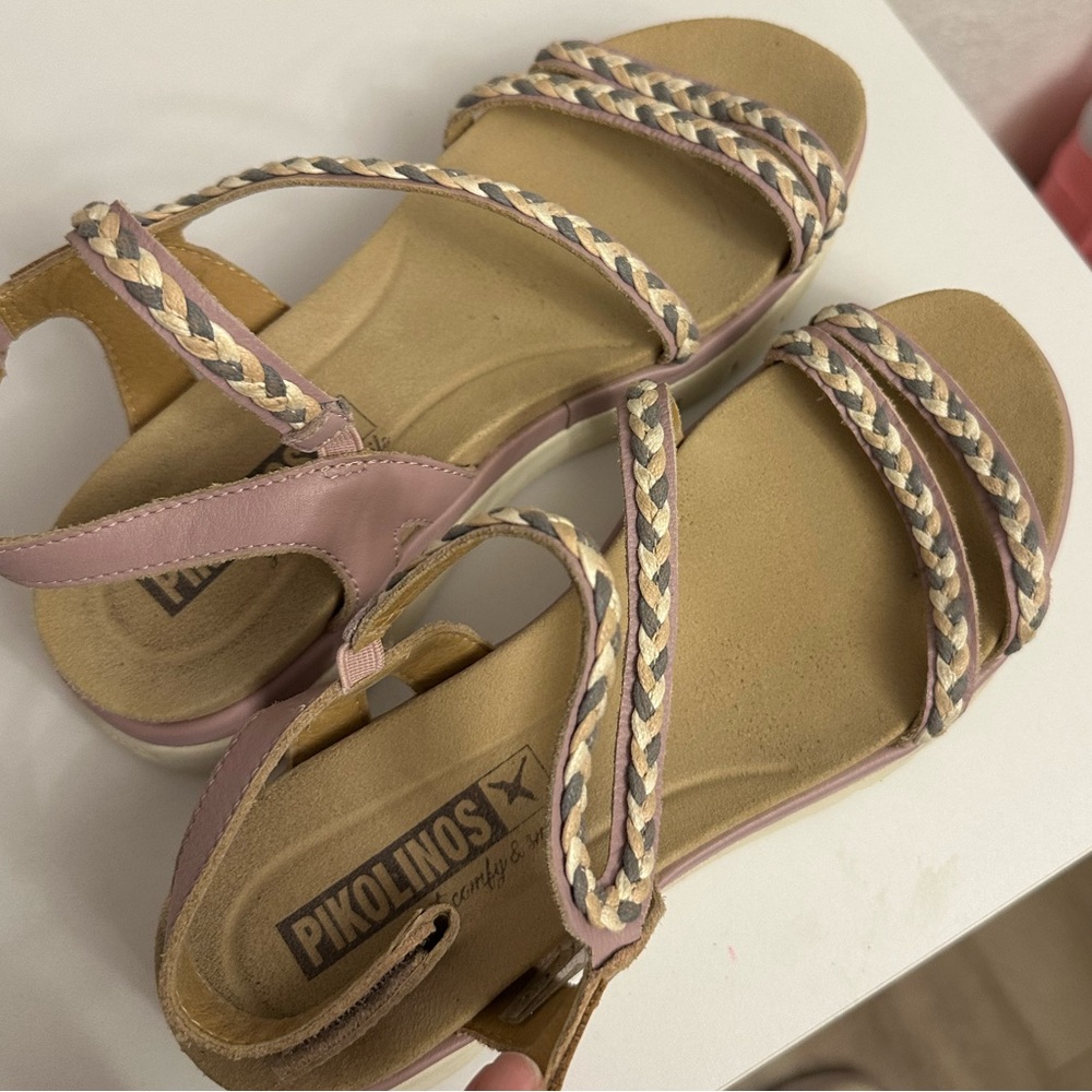 Pikolinos Multicolor Braided Women's Sandals